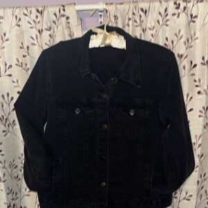 Classic Black Denim Jacket